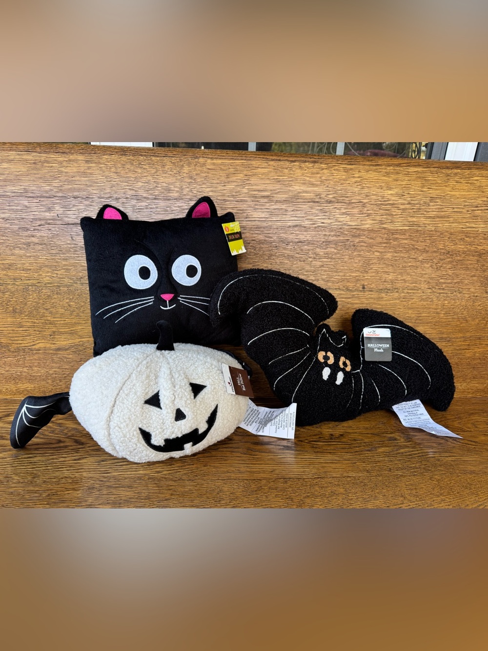 3 Halloween/fall pillows